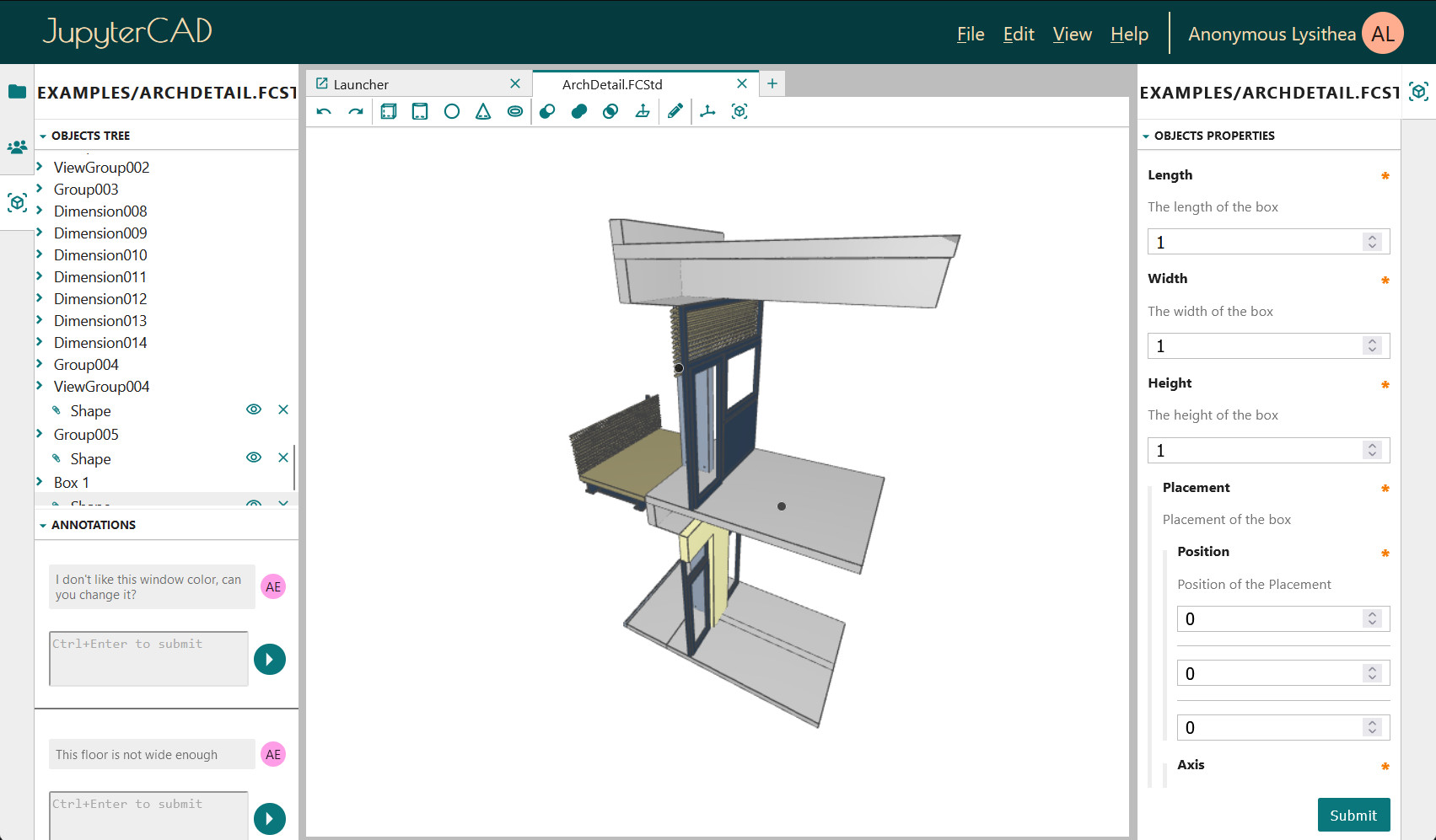 The JupyterCAD program